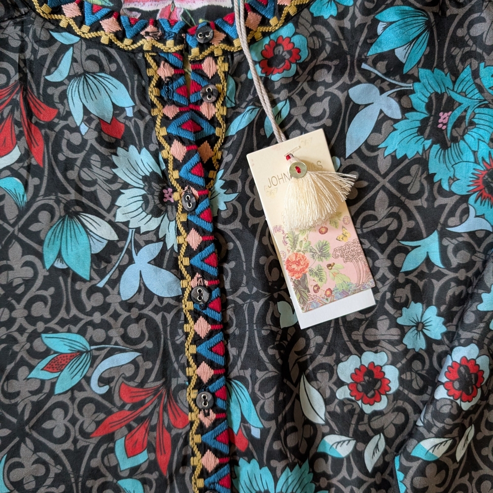 Johnny Was Kennedy Tunic NWT XL $240